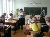 Мини лекция с учащимися Тёмкинской школы на тему "Жизнь прекрасное мгновенье"